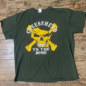 Gildan Heavy Cotton "Cheese Head to the bone" T shirt